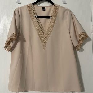 Cream Lace Blouse